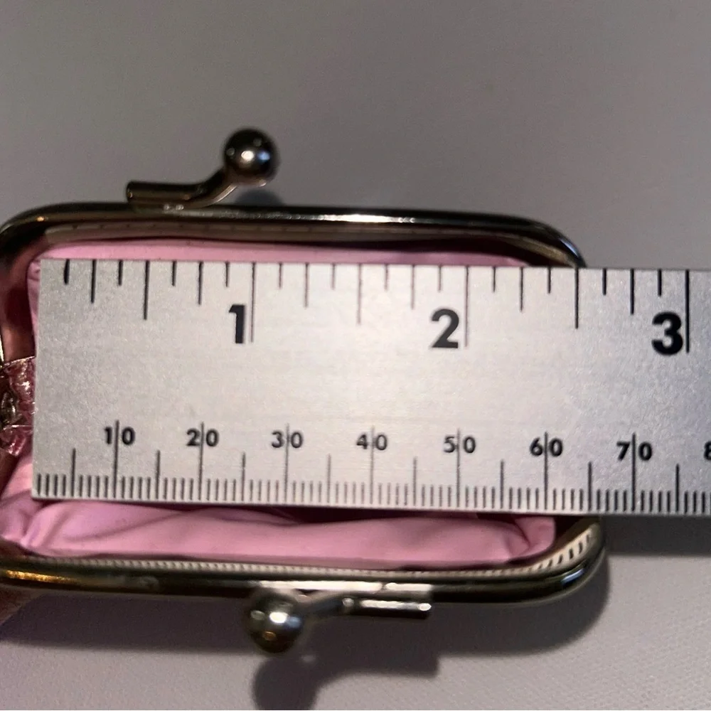 The Disney Store Tinkerbell Pink Coin Purse Mini Girls Clutch